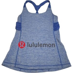 Lululemon Blue Space-Dyed Racerback Tank